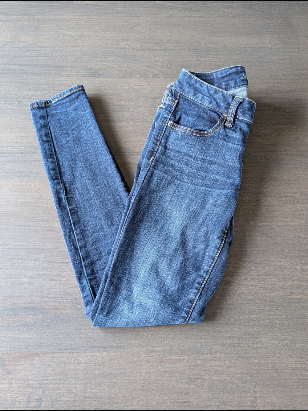 American Eagle Outfitters Super Stretch Dark Blue Skinny Jeans
